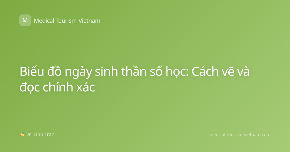 Biểu đồ ngày sinh thần số học: Cách vẽ và đọc chính xác