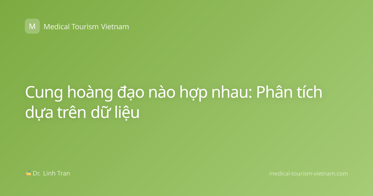 Cung hoàng đạo nào hợp nhau: Phân tích dựa trên dữ liệu