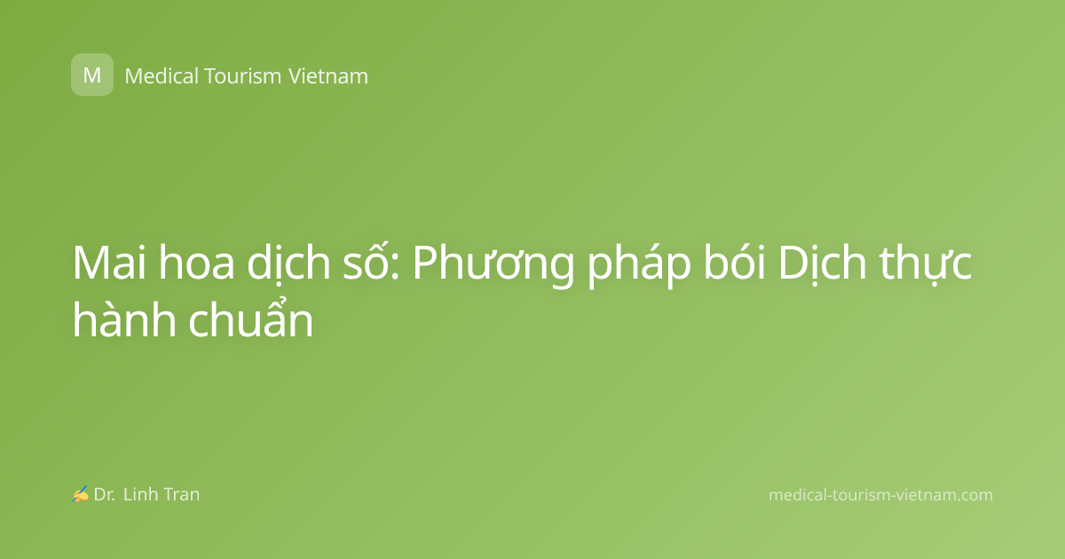 Mai hoa dịch số: Phương pháp bói Dịch thực hành chuẩn