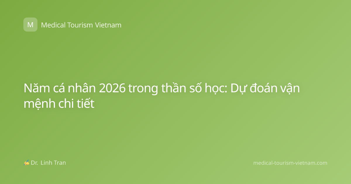 Năm cá nhân 2026 trong thần số học: Dự đoán vận mệnh chi tiết