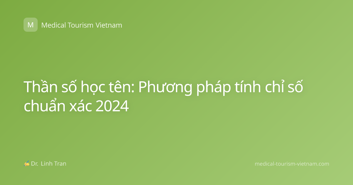 Thần số học tên: Phương pháp tính chỉ số chuẩn xác 2024